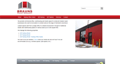 Desktop Screenshot of brauns.com